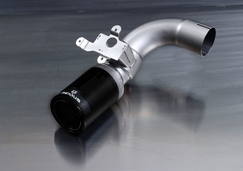 Remus 2014 BMW M235I F22 Coupe 84mm Black Chrome Straight w/Carbon Insert Tail Pipe Set 088014 1683CB 088014 1683CB Photo - Primary