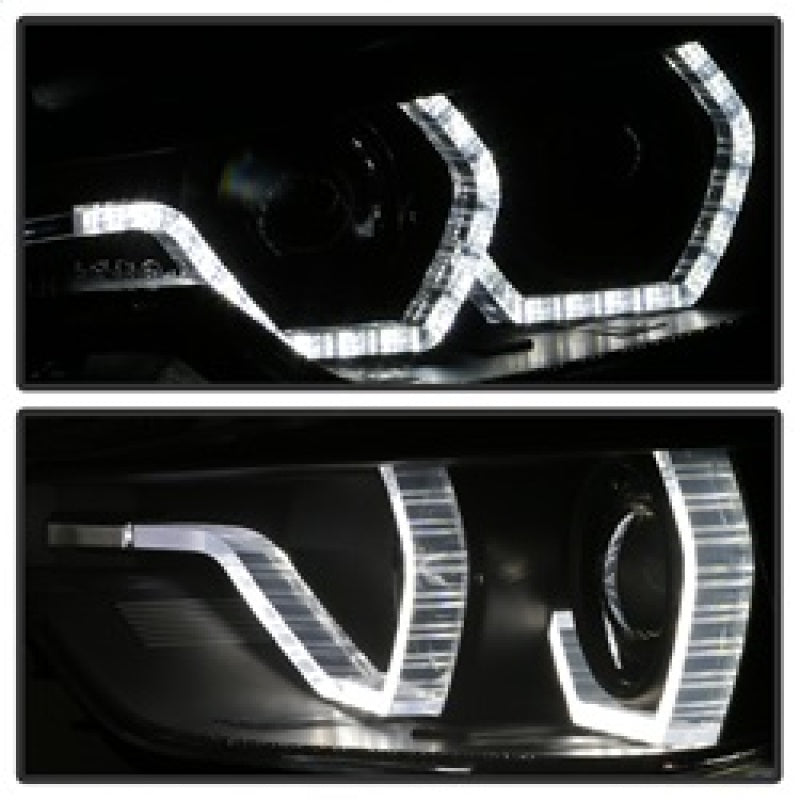 Spyder 12-14 BMW F30 3 Series 4DR Projector Headlights - LED DRL - Black (PRO-YD-BMWF3012-DRL-BK) 5084347 5084347 Photo - Unmounted