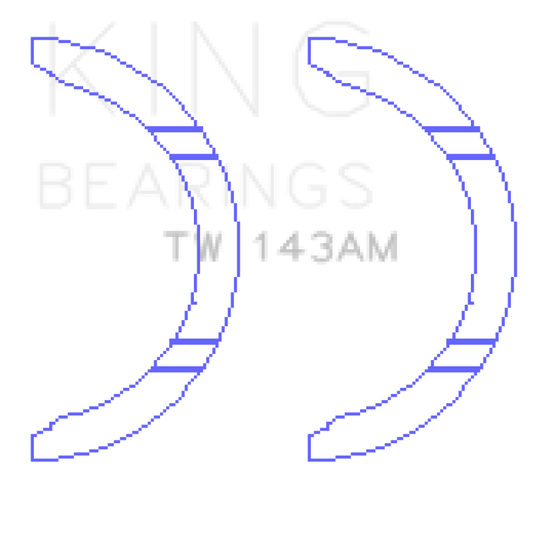 King Engine Bearings King Mitsubishi 4G92/93 Thrust Washer Set TW143AM TW143AM Photo - Primary