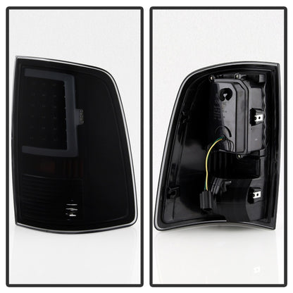 SPYDER xTune 13-18 Dodge Ram 1500 (LED Model Only) LED Tail Lights - Blk Smk (ALT-ON-DRAM13V2-LBLED-BSM) 9041020 9041020 Photo - Unmounted