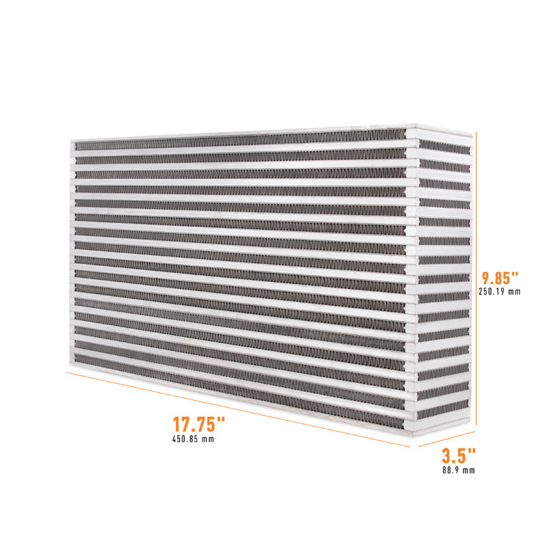 Mishimoto Universal Air-to-Air Intercooler Core - 17.75in / 9.85in / 3.5in MMUIC-17 MMUIC-17 Photo - Primary