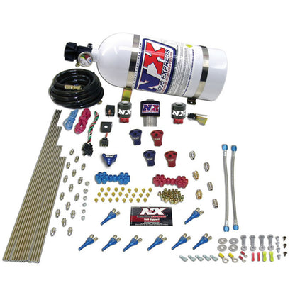 Nitrous Express Pro-Shk/Gas 2 Fuel 1 Supershark Solenoid Nitrous Kit (200-600HP) w/10lb Bottle 92206-10 92206-10 Photo - Primary