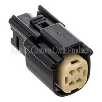 NAMZ 07-23 V-Twin Molex MX-150 4-Position Female Connector - Black (HD 72177-07BK) NM-33472-4001 NM-33472-4001 Photo - Primary