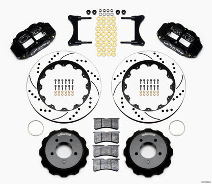 Wilwood Narrow Superlite 6R Front Hat Kit 14.00in Drilled 93-96 Mazda RX7 140-11964-D 140-11964-D Photo - Primary