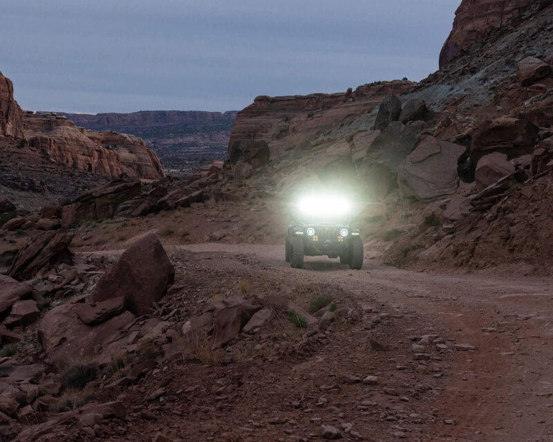 ORACLE Lighting Oracle Jeep Wrangler JL/Gladiator JT Integrated Windshield LED Light Bar System 5917-023 5917-023 Photo - lifestyle view