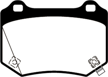 EBC 18+ WRX STI Yellowstuff Rear Brake Pads DP42361R DP42361R Photo - Primary