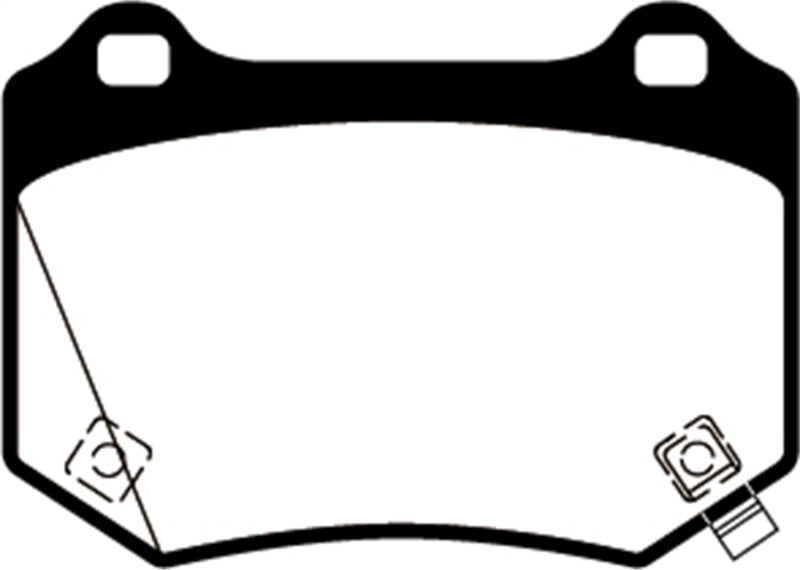 EBC 18+ WRX STI Yellowstuff Rear Brake Pads DP42361R DP42361R Photo - Primary