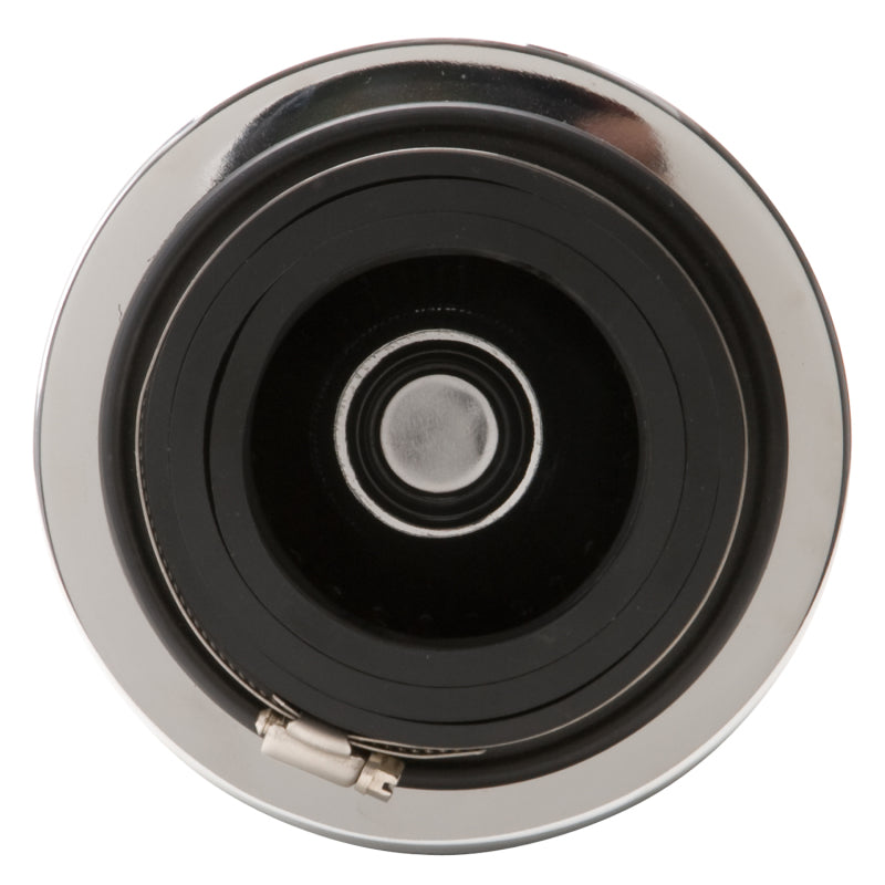 Edelbrock Air Filter, Pro-Flo Series, Conical, 10" Tall, Black/Chrome 43690 Photo - out of package