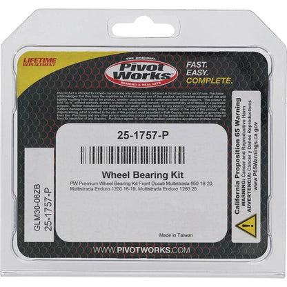 Pivot Works Ducati Wheel Bearing Kit Premium Bearings 25-1757-P 25-1757-P Photo - Primary