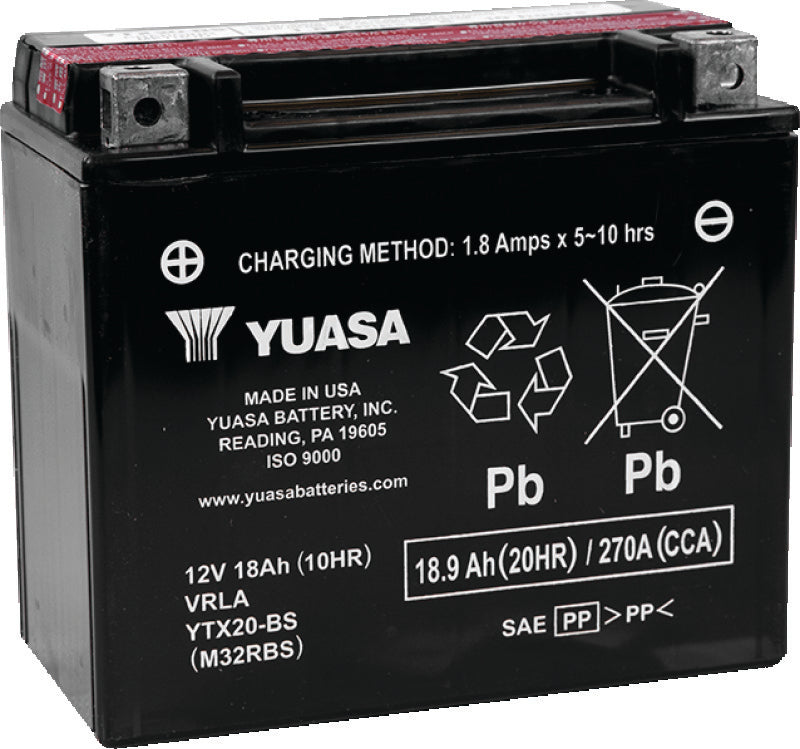 Yuasa Battery Yuasa Ytx20-Bs Yuasa Battery YUAM32RBS YUAM32RBS Photo - Primary