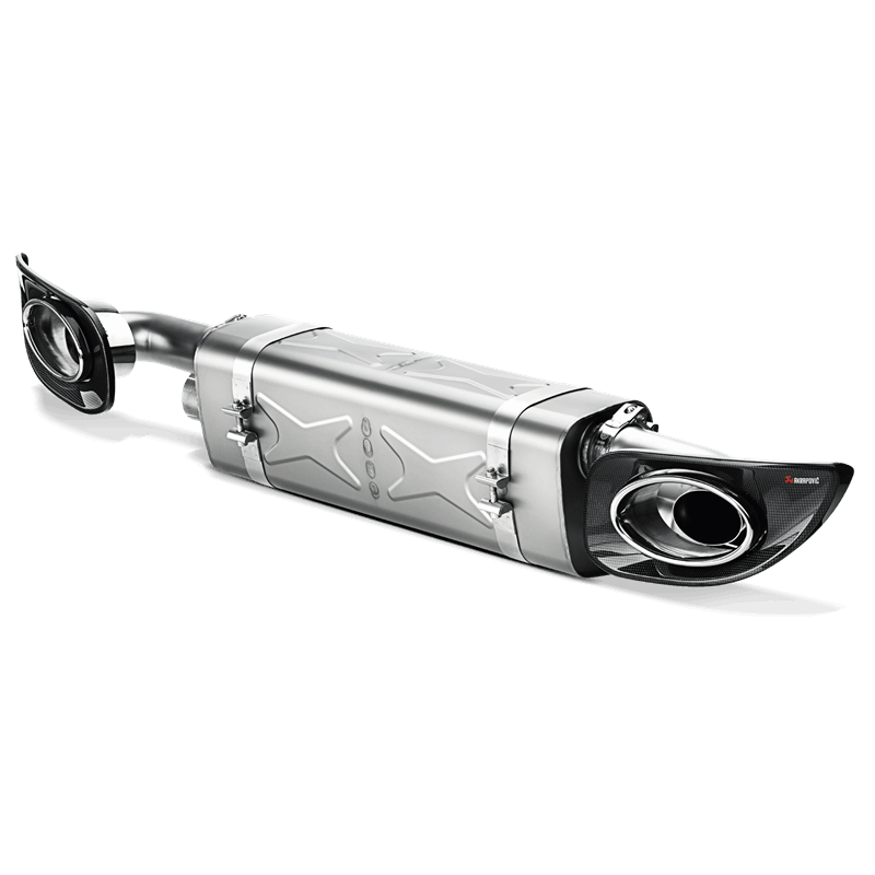 Akrapovic 10-13 Porsche 911 Turbo / Turbo S (997 FL) Slip-On Line (Titanium) w/ Titanium Tips S-PO997TFLH S-PO997TFLH Photo - Primary