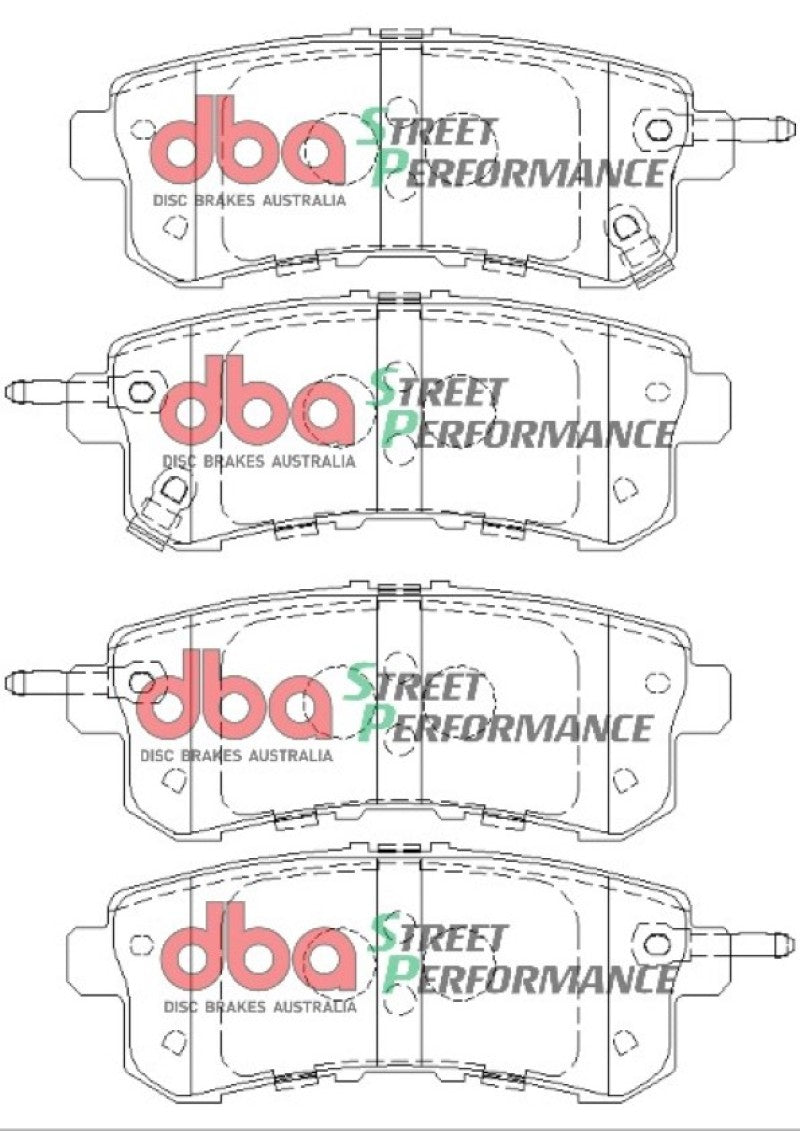DBA 11-13 Infiniti QX56 (Rear Rotor) SP Performance Rear Brake Pads DB2244SP DB2244SP Photo - out of package