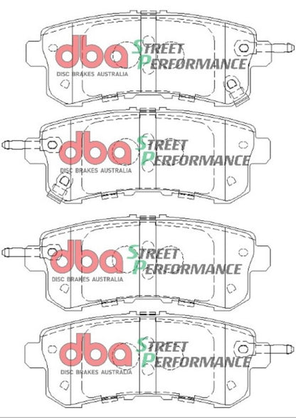 DBA 11-13 Infiniti QX56 (Rear Rotor) SP Performance Rear Brake Pads DB2244SP DB2244SP Photo - out of package