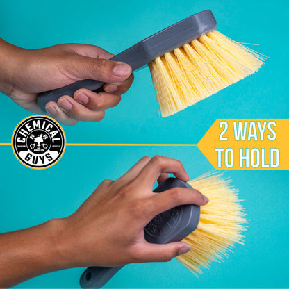 Chemical Guys Stiffy Brush For Carpets & Durable Surfaces - Yellow (P12) ACCG02 ACCG02 User 1