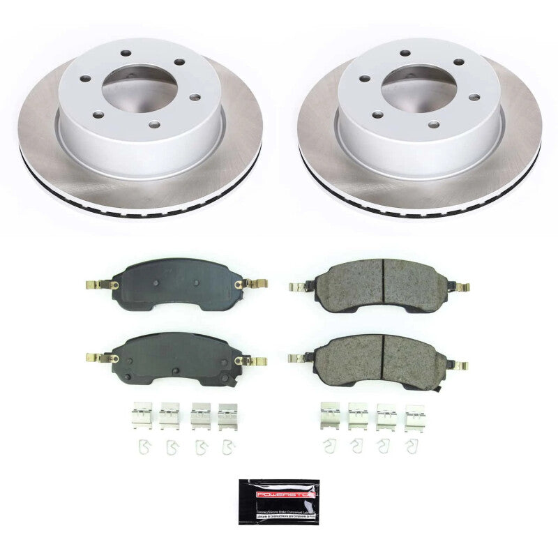 PowerStop Power Stop 21-23 Ford Bronco Rear Semi-Coated Rotor Kit SC8763 SC8763 Photo - Primary