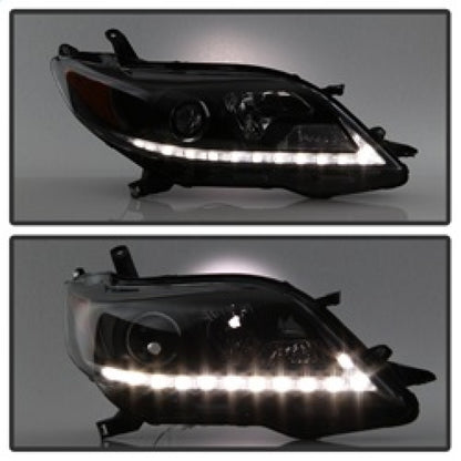 Spyder Toyota Sienna 2011-2014  Projector Headlights - DRL LED - Black PRO-YD-TSEN11-DRL-BK 5083982 5083982 Photo - Unmounted