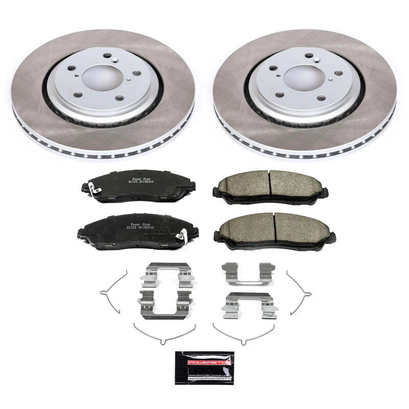 PowerStop Power Stop 17-22 Honda Ridgeline Front Semi-Coated Rotor Kit SC7352 SC7352 Photo - Primary