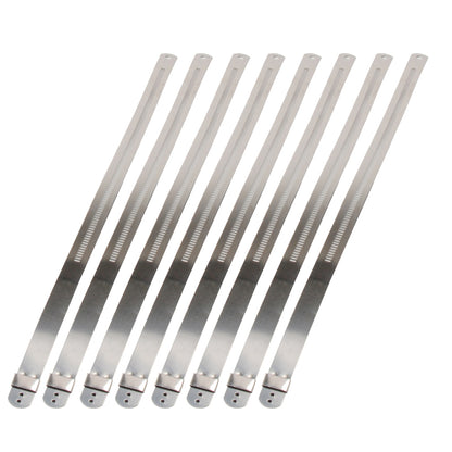 DEI Stainless Steel Positive Locking Tie 1/2in (12mm) x 9in - 8 per pack 10211 10211 Photo - Primary