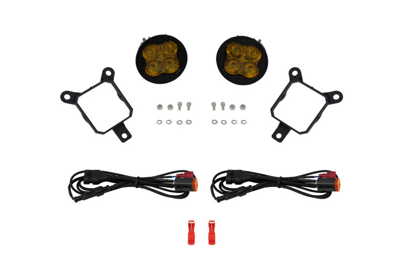 Diode Dynamics SS3 SAE Type Y Fog Light Kit - Yellow SAE Fog DD7991 DD7991 Photo - Primary
