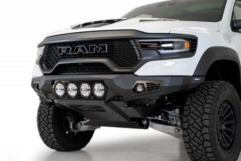 Addictive Desert Designs 2021 Dodge RAM 1500 TRX Bomber Front Bumper (Rigid) F620014110103 F620014110103 Photo - Mounted