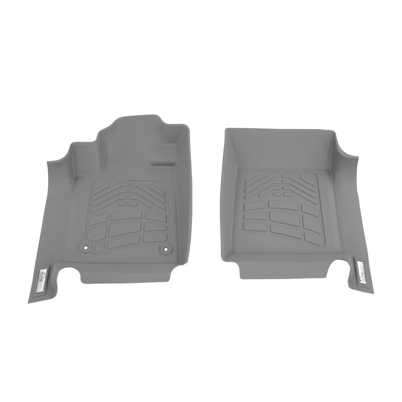 Westin 12-17 Toyota Tundra Reg/Dbl/CrewMax (Double hook) Wade Sure-Fit Floor Liners Front - Gray 72-120054 72-120054 Photo - Primary