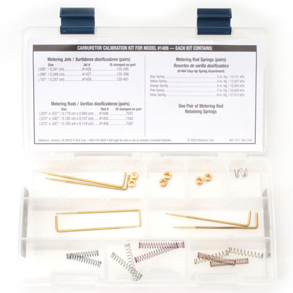 Edelbrock Jet / Rod Kit For 1406 1487 Photo - Unmounted