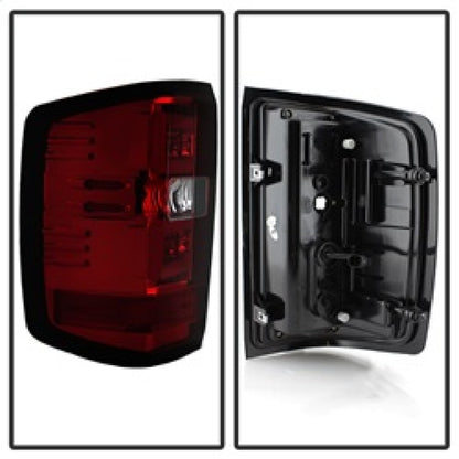 Spyder Chevy Silverado 2016-2017 Light Bar LED Tail Lights - Red Clear ALT-YD-CS16-LED-RC 5083753 5083753 Photo - Unmounted