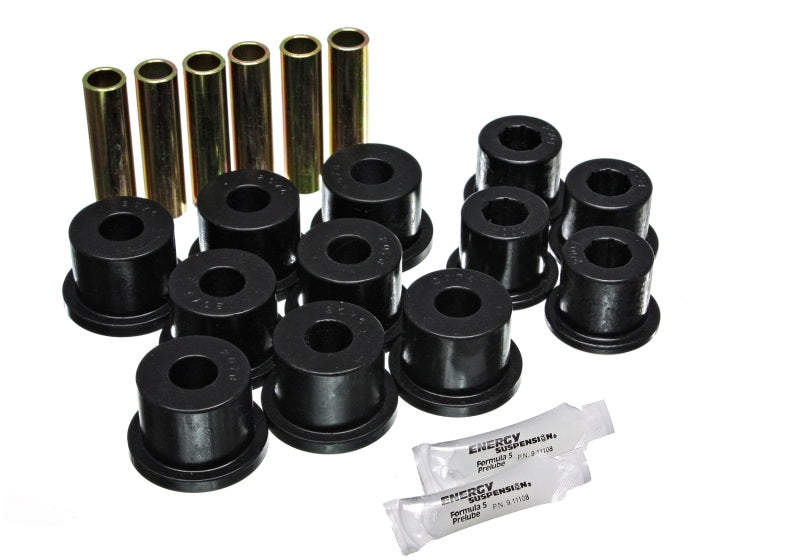 Energy Suspension Leaf Spring Bushing Set Black Chevrolet K30 All 1981-1986 3.2116G Photo - Primary