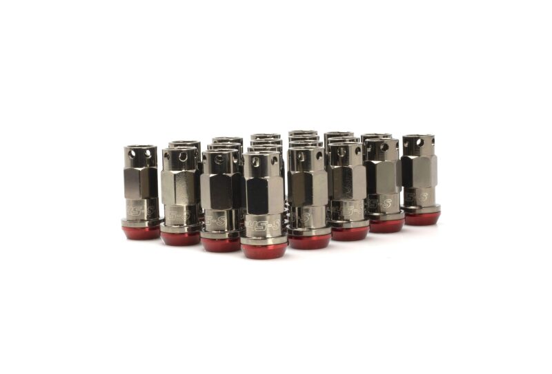 Wheel Mate Muteki SR45-S Lug Nut Kit 12x1.50 - Smoke Titanium w/ Red Washers 32946T 32946T User 1