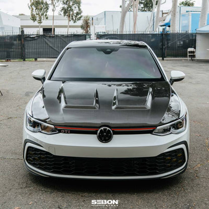Seibon 22-23 Volkswagen Golf GTI/R Carbon Fiber Hood HD22VWG8-DV User 1