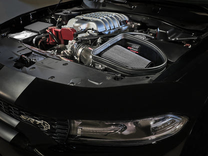 aFe Dodge Charger SRT Hellcat Redeye 21-23 V8-6.2L Track Series Stage-2 Carbon Fiber Intake System 57-10027D 57-10027D Photo - Mounted