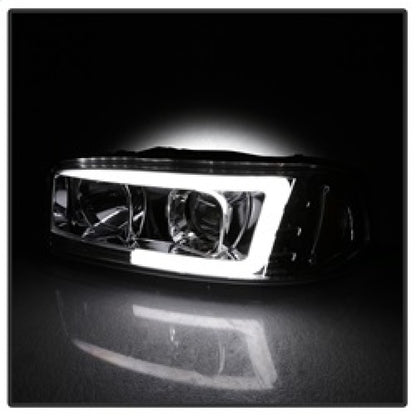 Spyder GMC Sierra 1500/2500/3500 99-06 V2 Projector Headlights - DRL - Chrome PRO-YD-CDE00V2-LB-C 5084620 5084620 Photo - Unmounted