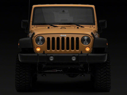 Raxiom 07-18 Jeep Wrangler JK Axial Series Replacement Turn Signal Lamps- Amber J150569 J150569 Photo - Close Up