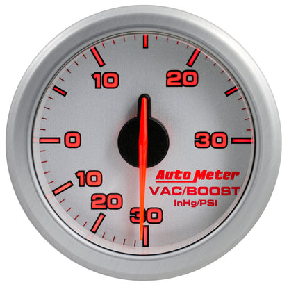 Autometer 2-1/16" Boost/Vac, 30 IN HG/30 Psi, Airdrive, Silver 9159-UL User 3