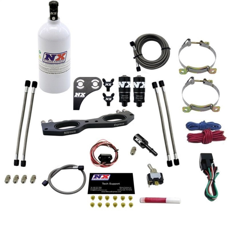 Nitrous Express Polaris RZR 1000cc Nitrous Plate Kit w/2.5lb Bottle 67002-2.5P 67002-2.5P Photo - Primary