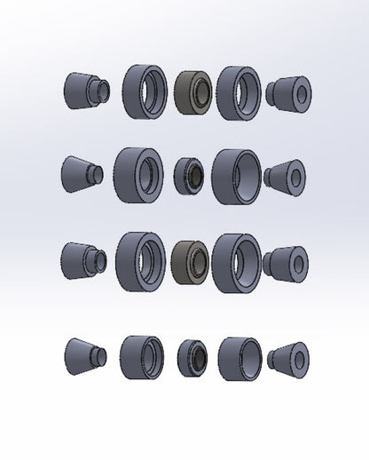 SPL Part ND Miata Rear Knuckle Bushing Kit SPL RKB ND Photo - out of package