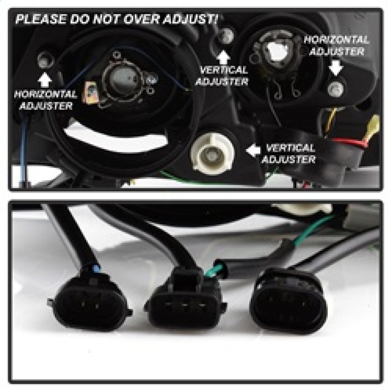 Spyder 11-14 Toyota Sienna Projector Headlights - DRL LED - Smoke PRO-YD-TSEN11-DRL-SM 5083999 5083999 Photo - Unmounted