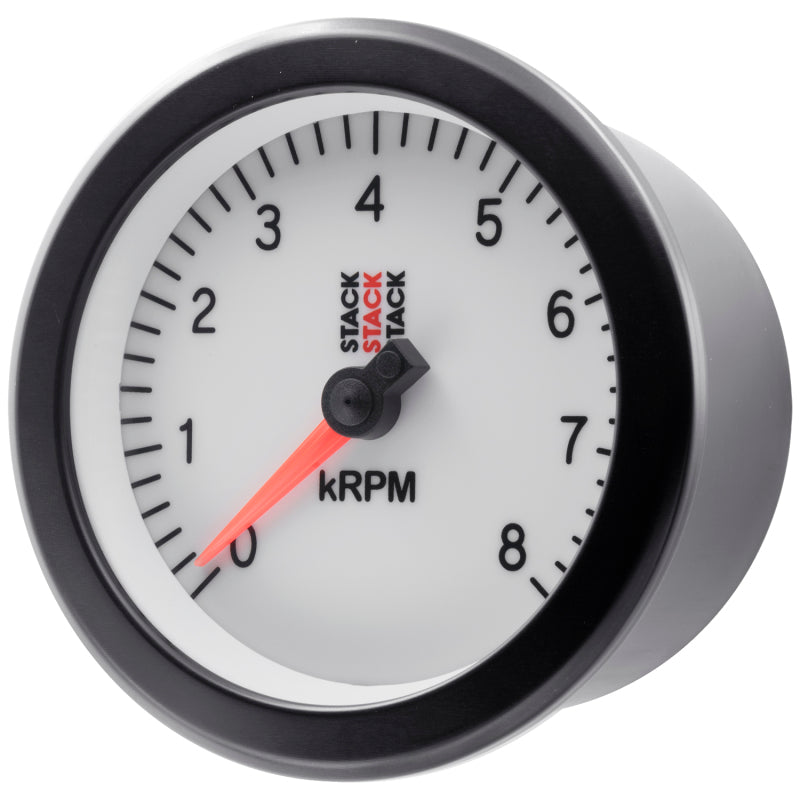 Autometer Stack Sport 88mm 0-8K RPM Tachometer - White ST100-08W ST100-08W User 2