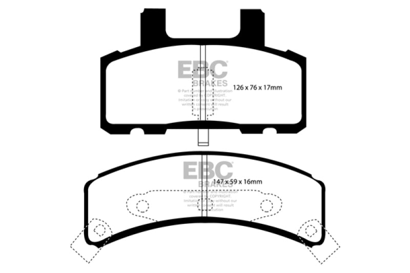EBC Disc Brake Pad Set DP61273 Photo - Primary