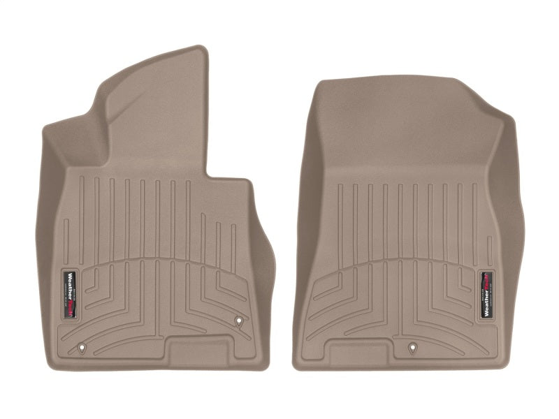 WeatherTech WT FloorLiner - Front - Tan Floor Mats Floor Mats - Rubber main image