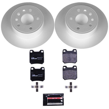 PowerStop Power Stop 99-03 Saab 9-3 Rear Euro-Stop Brake Kit ESK831 ESK831 Photo - Primary