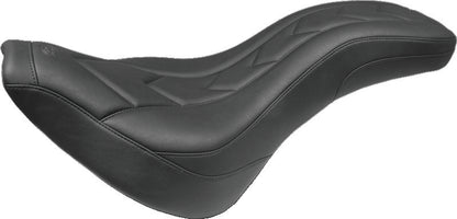 Mustang Motorcycle Mustang 18-21 Harley Street Bob Standard Touring Recessed Pass Seat - Black 79495 79495 Photo - Primary