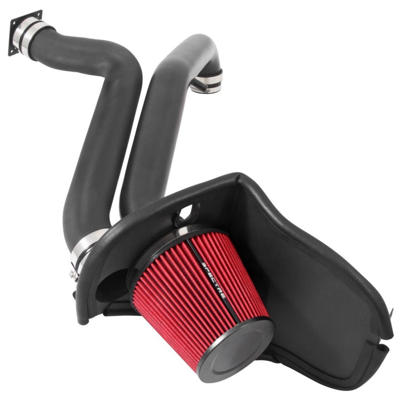 Spectre 97-06 Jeep Wrangler L6-4.0L F/I Air Intake Kit - Tex. Black w/Red Filter 9050 9050 Photo - Primary