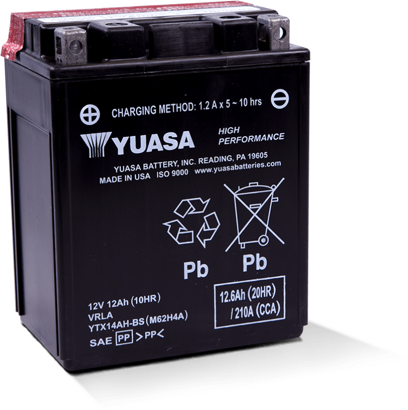 Yuasa Battery Yuasa Ytx14Ah-Bs Yuasa Battery YUAM62H4A