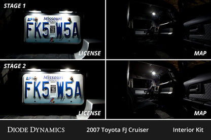 Diode Dynamics 07-14 Toyota FJ Cruiser Interior LED Kit Cool White Stage 2 DD0586 DD0586 User 3