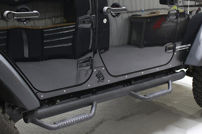 Fishbone Offroad 07-18 Jeep Wrangler JK 4 Door Rocker Guards Scale Armor FB23053 FB23053 Photo - lifestyle view