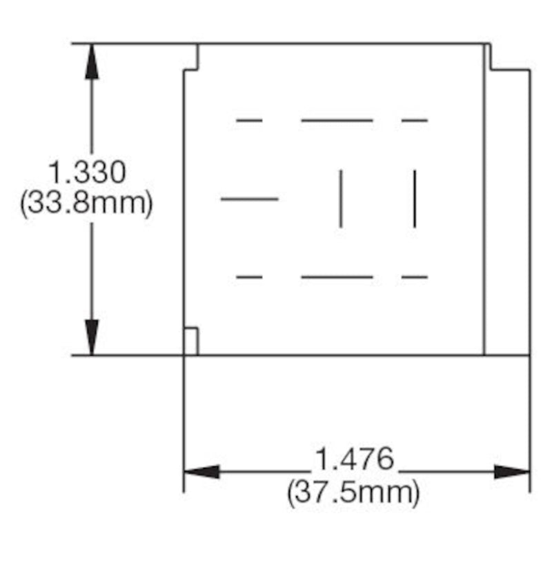 Hella Plug Relay Mini 5/9 Term Bkt 5 003526001 003526001 Technical Drawing