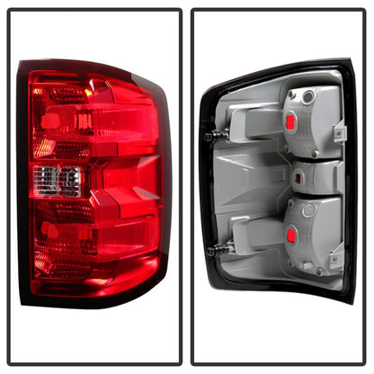 SPYDER Xtune Chevy Silverado 2014-2016 Passenger Side Tail Lights - OEM Right ALT-JH-CS14-OE-R 9031922 9031922 Photo - Unmounted