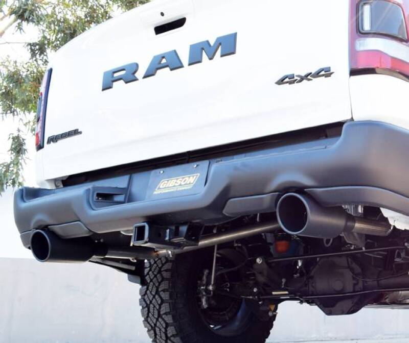 Gibson Black Ceramic Rolled Edge Angle Exhaust Tip for 09-22 Ram 1500 Factory Dual Exhuast 500682-B 500682-B User 1