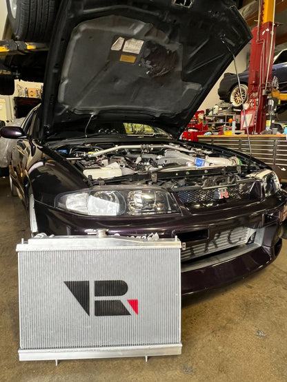 CSF Nissan R33 Skyline GT-R/GTS Full Billet Aluminum High-Performance Radiator 7219 7219 Photo - Unmounted